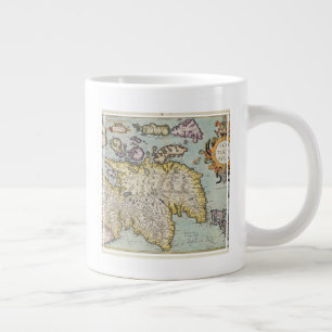 Map of Scotland   Miliaria Scotia Large Coffee Mug