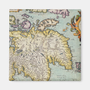 Map of Scotland Miliaria Scotia Magnet