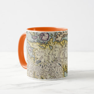 Map of Scotland Miliaria Scotia Mug