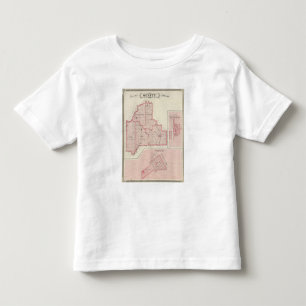 Map of Scott County with Lexington, Scottsburg Toddler T-Shirt