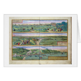 Map of Seville, Cadiz, and Malaga, from 'Civitates
