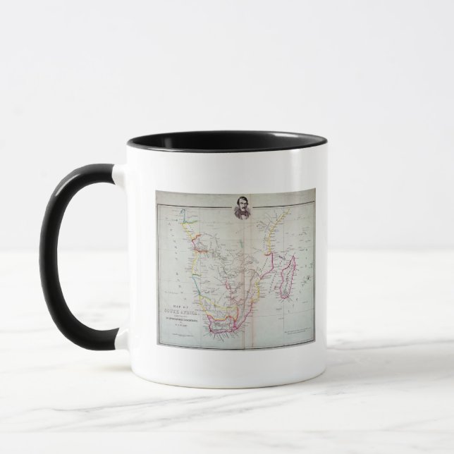 Map of South Africa illustrating Mug (Left)