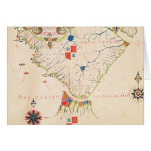 Map of South America and the Magellan Straits