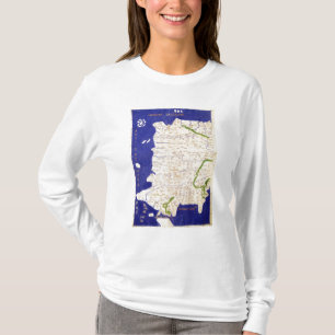 Map of Spain and Portugal, from 'Geographia' T-Shirt