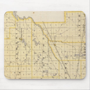 Map of St Joseph County Mouse Pad