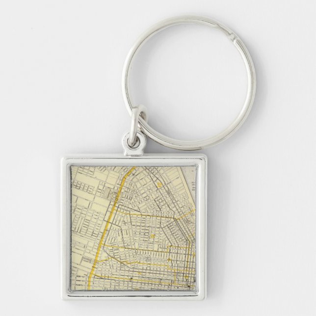 Map of St Louis City Key Ring (Front)