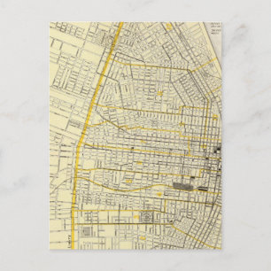 Map of St Louis City Postcard