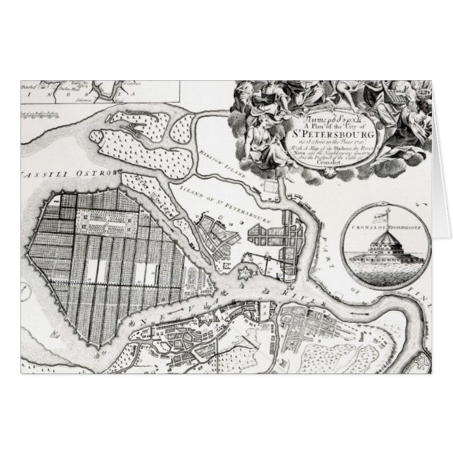 Map of St.Petersburg (Front Horizontal)
