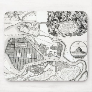 Map of St.Petersburg Mouse Pad