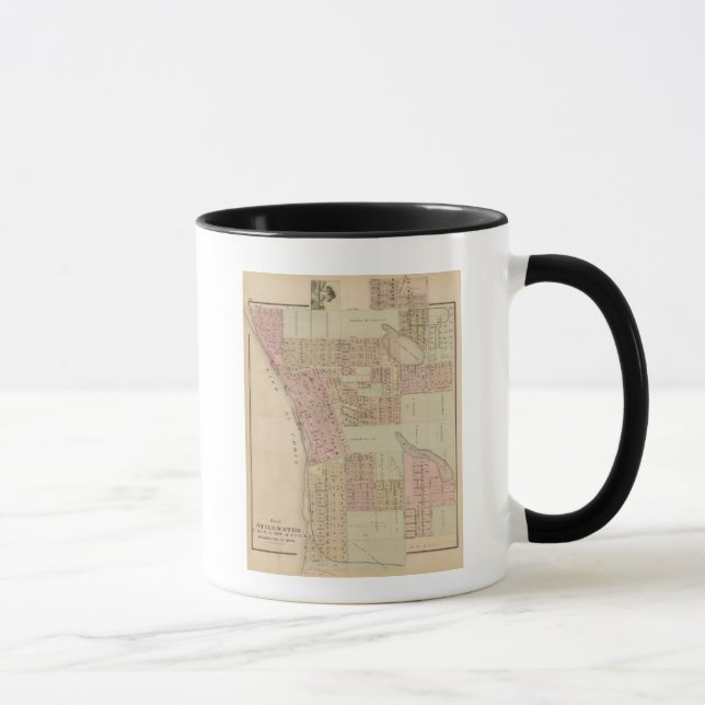 Map of Stillwater, Washington County, Minnesota Mug (Right)