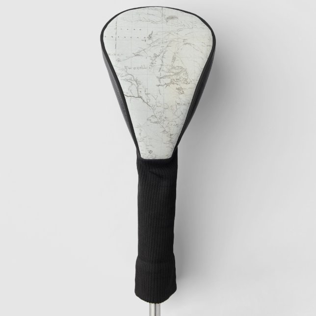 Map of Texas and part of New Mexico Golf Head Cover (Front)