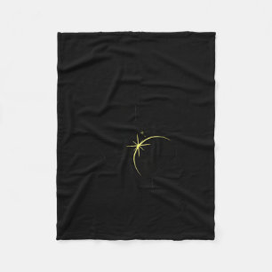 Map Of Texas Path Of Totality 04.08.2024 Total Sol Fleece Blanket