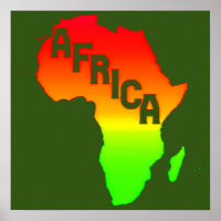 Map of the African Continent