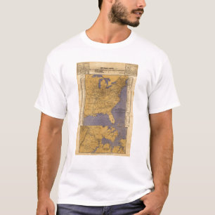 Map of the Atlantic States T-Shirt