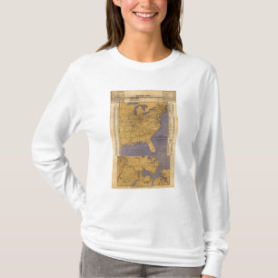 Map of the Atlantic States T-Shirt