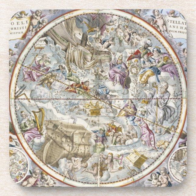 Map of the Christian Constellations as Depicted by Coaster (Front)