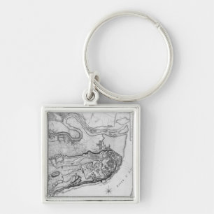 Map of the city and environs of Quebec Key Ring