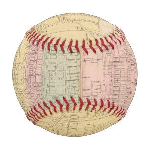 Map of the City of Detroit Baseball