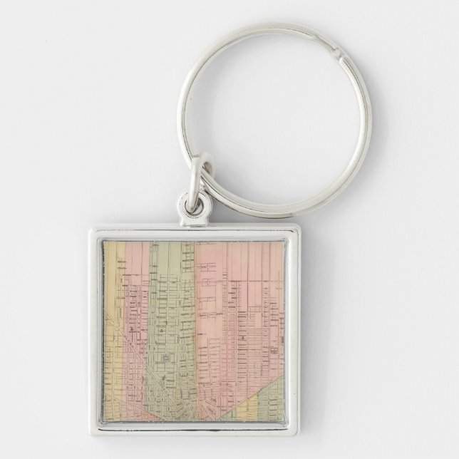 Map of the City of Detroit Key Ring (Front)