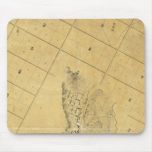 Map Of The City Of Los Angeles Mouse Pad (Front)