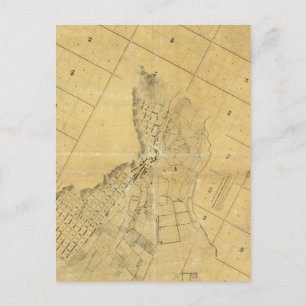 Map Of The City Of Los Angeles Postcard
