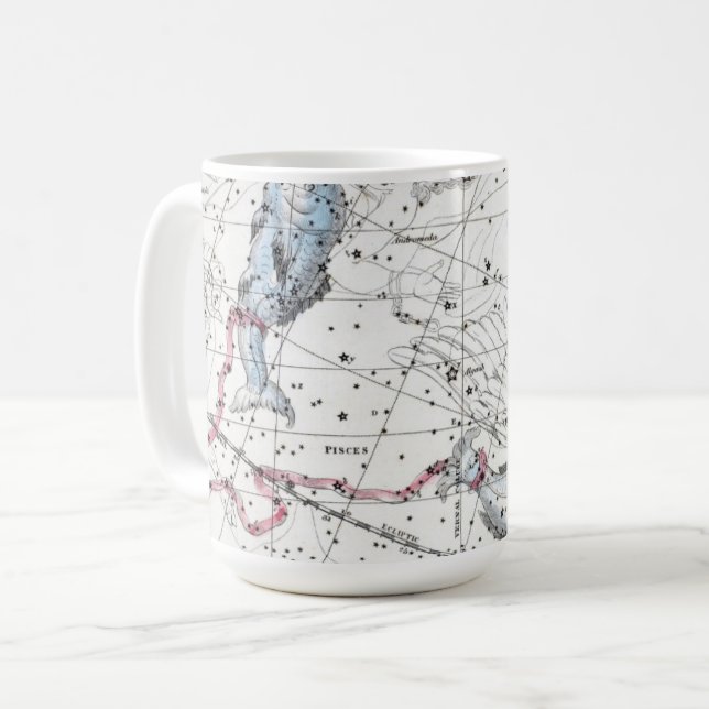 Map of The Constellations Plate XXII Coffee Mug (Front Left)