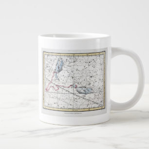Map of The Constellations Plate XXII Large Coffee Mug