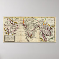 Map of the continent of the East Indies