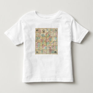 Map of the County of Norfolk, Massachusetts Toddler T-Shirt