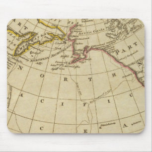 Map of the Discoveries made by Cook and Clerke Mouse Pad