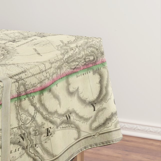Map of the District of Montreal, Lower Canada Tablecloth (In Situ)