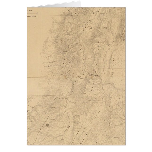 Map of the district of the High Plateaus of Utah (Front)
