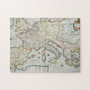 Map of the Empire of Charlemagne Jigsaw Puzzle