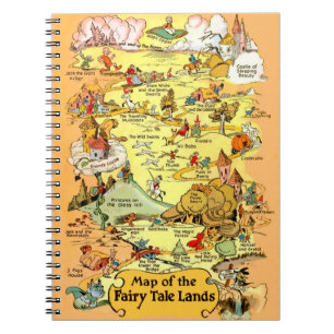 Map of the Fairy Tale Lands Notebook