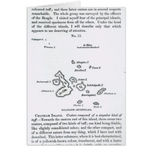 Map of the Galapagos Archipelago, 1844
