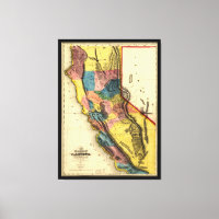 Map of the Gold Region in California (1851)
