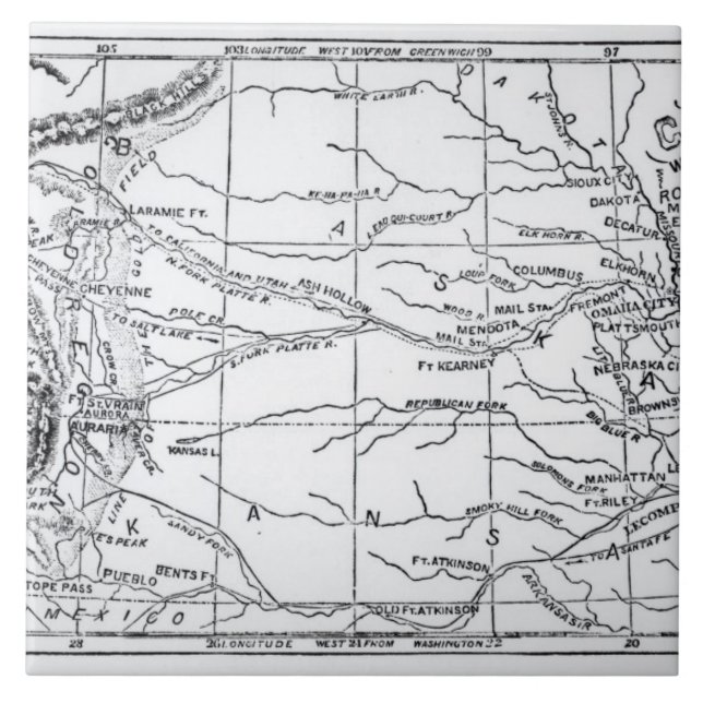 Map of the Gold Region, published in 'The Weekly' Tile (Front)