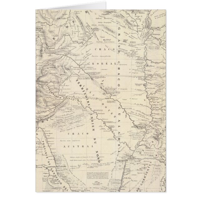 Map of the Great Chaco and neighbouring regions (Front)