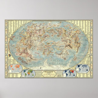 Map of the Internet Version 2.0. Poster