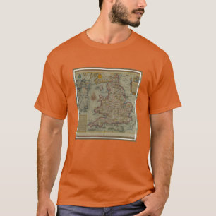 Map of The Invasions of England & Ireland T-Shirt