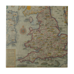 Map of The Invasions of England & Ireland Tile