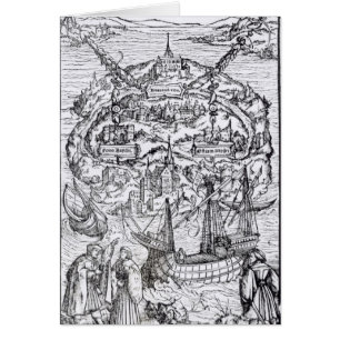 Map of the Island of Utopia, Book frontispiece