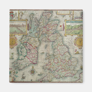 Map of the Kingdom of Great Britain and Ireland Magnet