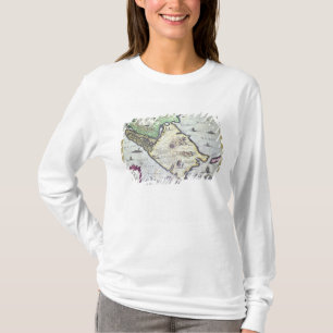 Map of the Magellan Straits, Patagonia T-Shirt