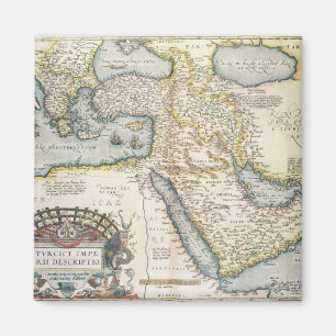 Map of the Middle East Magnet