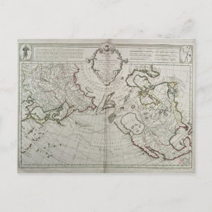 Map of the New Discoveries Postcard