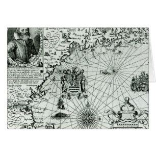 Map of the New England coastline