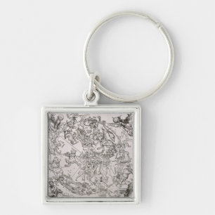 Map of the Northern Sky Key Ring