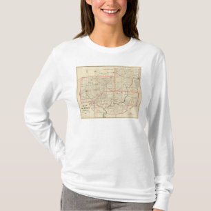 Map of the Oil Region of Pennsylvania T-Shirt