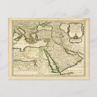 Map of the Ottoman Empire (1654) Postcard